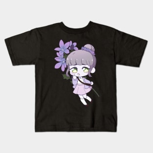 Spring Series Chibi - Pixal with Lipstick Kids T-Shirt